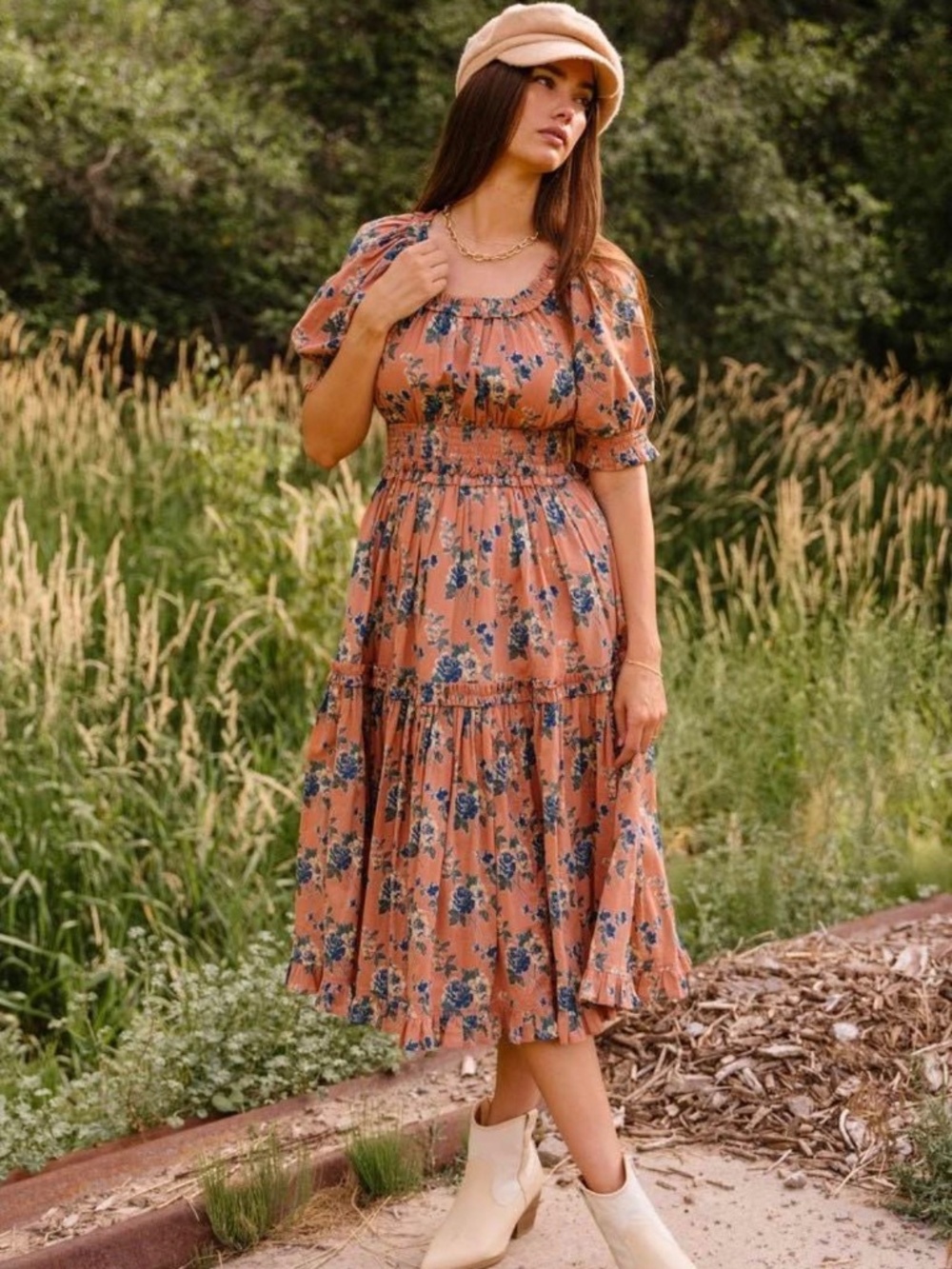 Ivy City Elena Dress in Autumn Floral